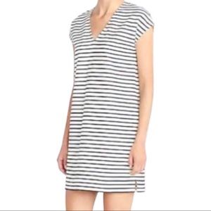 J. Crew Striped Swim Cover-up